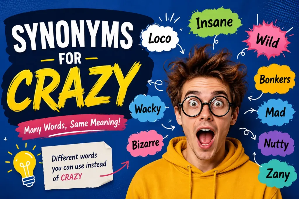 synonyms-for-crazy