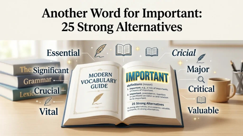 another word for important