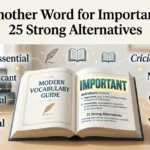 another word for important