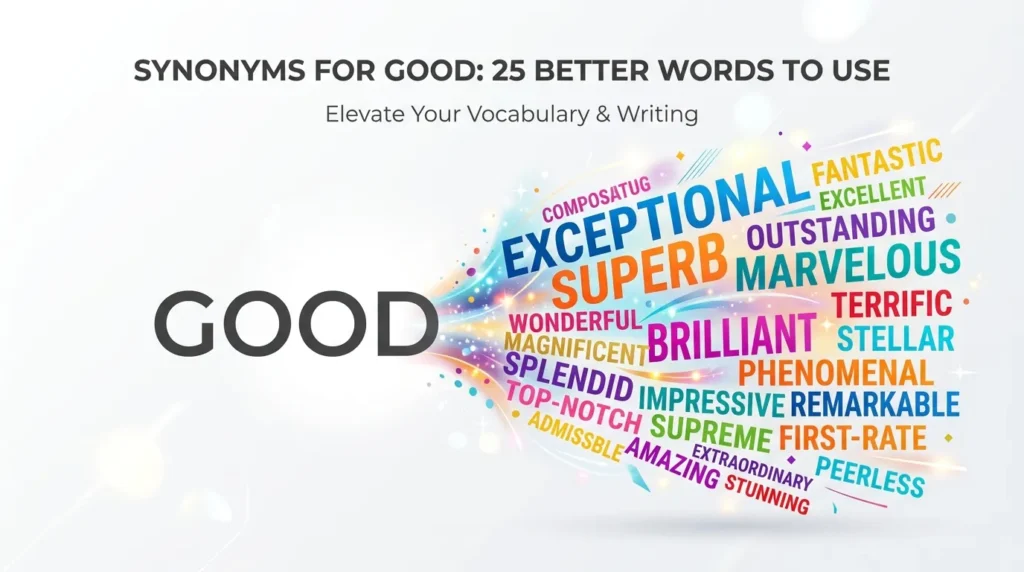 Synonyms for Good