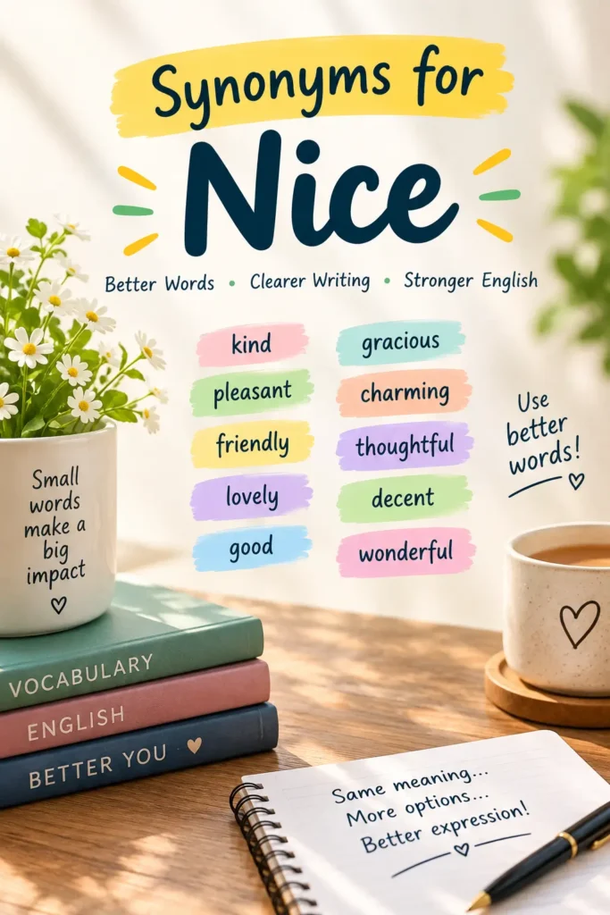 Synonyms for Nice: 23 Better Words to Use