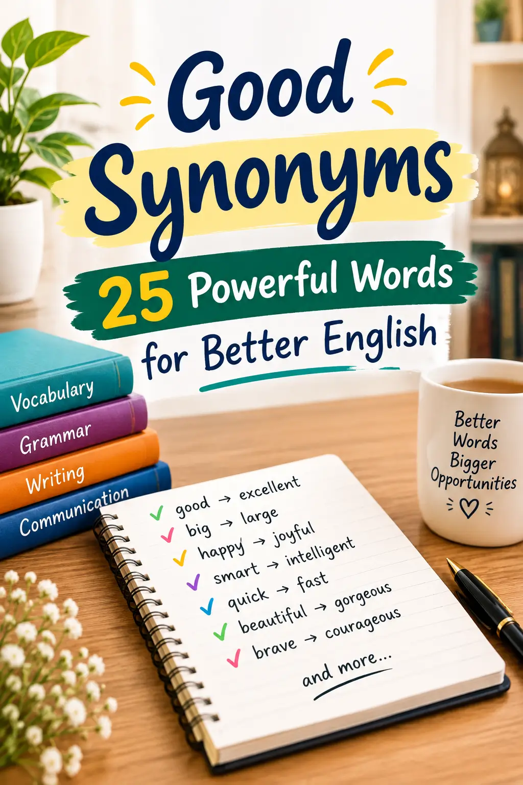 Good Synonyms: 25 Powerful Words for Better English