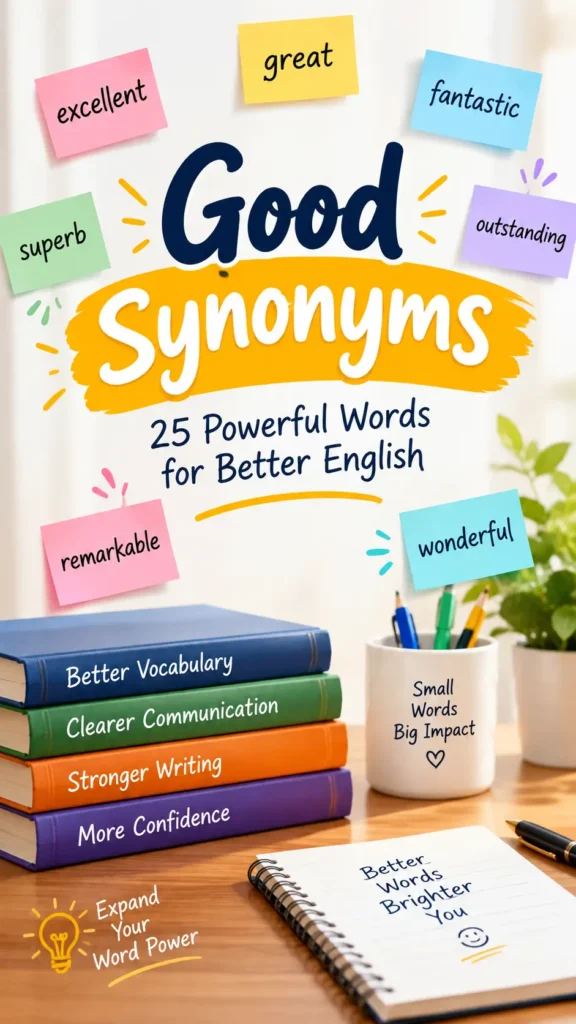 Good Synonyms: 25 Powerful Words for Better English