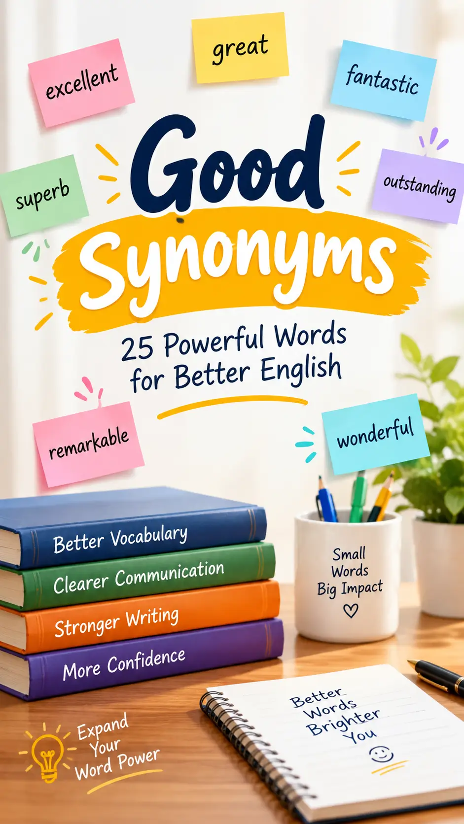 Good Synonyms: 25 Powerful Words for Better English