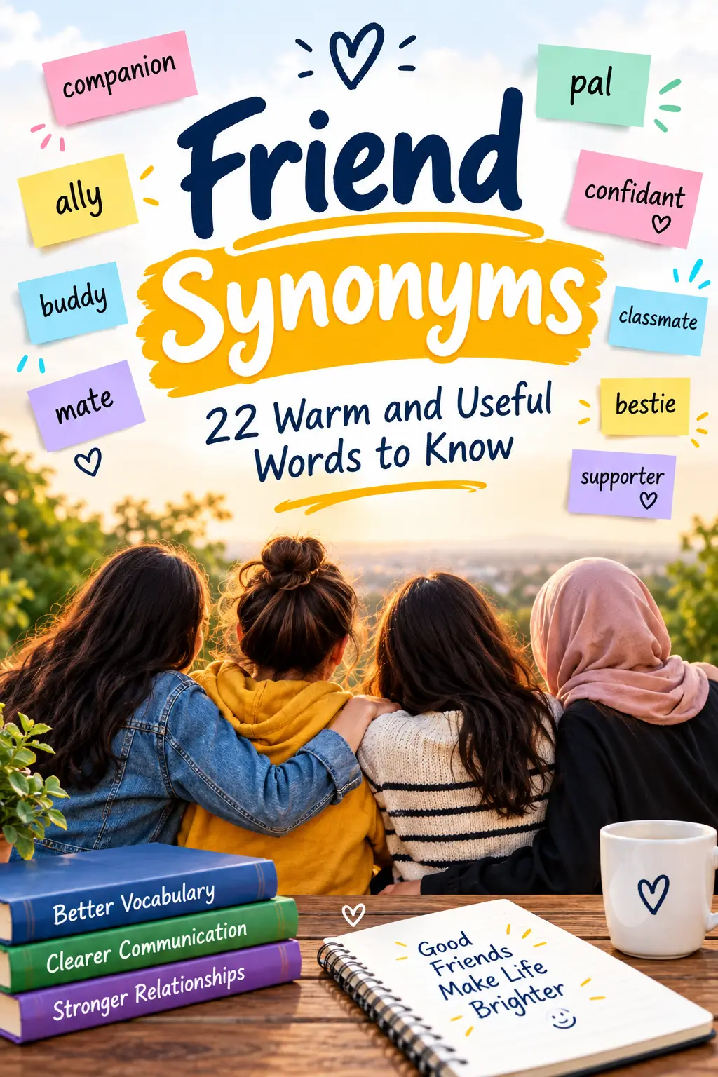 Friend Synonyms: 22 Warm and Useful Words to Know