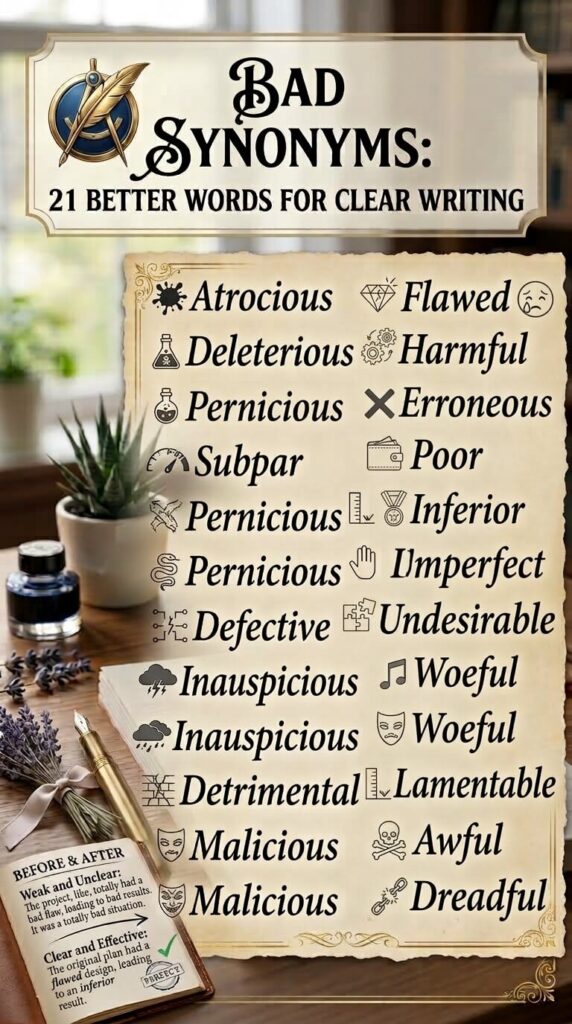 Bad Synonyms: 21 Better Words for Clear Writing